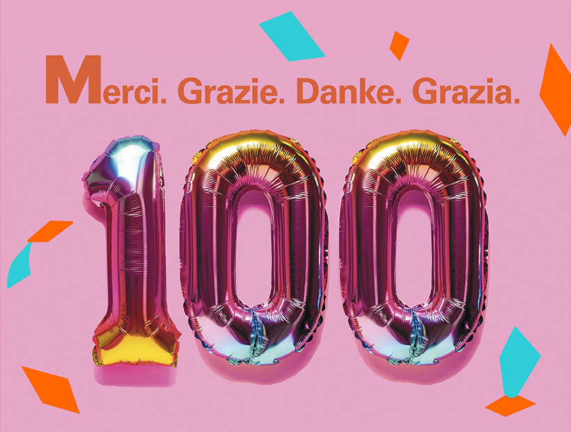100 anni di Migros, un traguardo da festeggiare