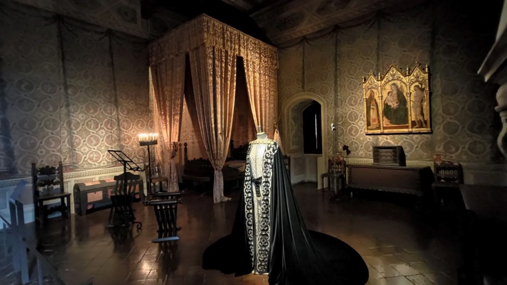 La stanza di Francesca, all’interno del Castello di Gradara