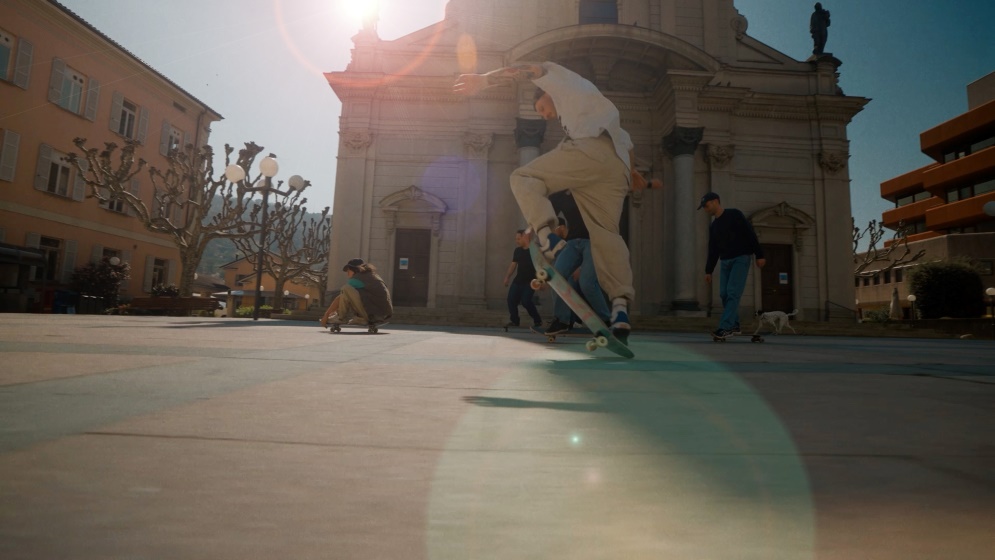 Un’immagine tratta dal documentario Skate Borders (RSI)
