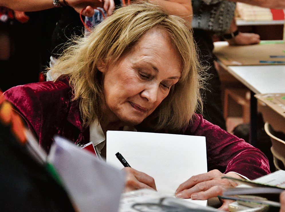 Annie Ernaux alla 30esima Fieradel Libro di Brive-la-Gaillarde (Lucas_Destrem)