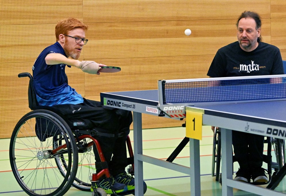 Silvio Keller, atleta in nazionale, tetraplegico. (Copyright: Sport svizzero in carrozzella)
